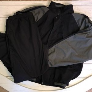 Vintage Green/Black Bill Blass Tracksuit